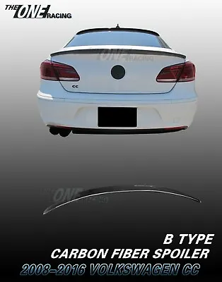 Carbon Fiber Spoiler For 2008-2016 VW Volkswagen Passat CC Type B • $137.75