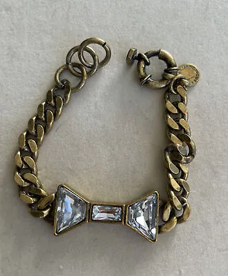 Marc By Marc Jacobs Crystal Bow Bracelet • $22