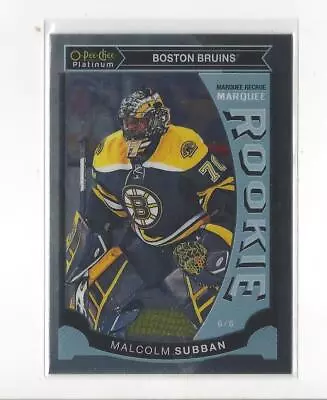 2015-16 O-Pee-Chee Platinum Marquee Rookie #M5 Malcolm Subban Bruins • $1.99