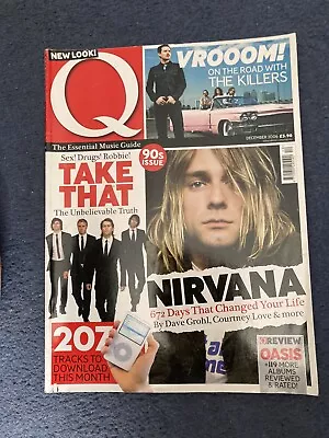 Q Magazine - Dec 2006. Issue: 245. Nirvana Take That The Killers Oasis &.... • £3.75