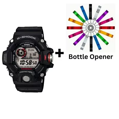 Casio G-Shock Rangeman Digital Mens Black Rangeman Watch GW-9400-1DR Bottle O... • $379.99