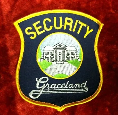 Rare Elvis Presley Graceland Security Guard Patch • $24.99