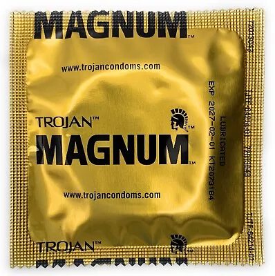 Trojan Magnum Large Lubricated Bulk Condoms (Choose Qty) • $12.89