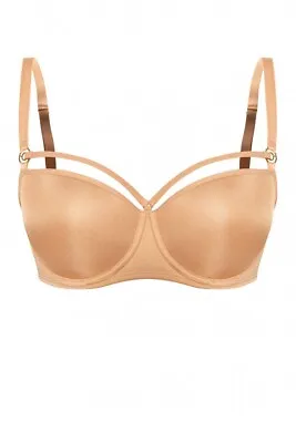 Marlies Dekkers Nude Plunge Balcony Bra 34d Unworn MODIFIED • $84