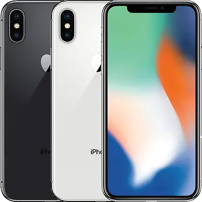 Apple IPhone X (iPhone 10) 64GB 256GB Unlocked All Colours Very Good Condition • £134.99