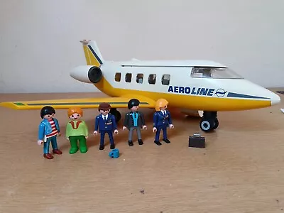 Vintage Playmobil Airplane 3185 Aero Line Some Parts Missing Read Description • £15.99