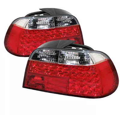 1995-2001 BMW E38 740i 740iL 750i BASE LED ALTEZZA REAR TAIL LIGHT KIT RED/CLEAR • $193.95