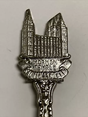 Mormon Temple Salt Lake City Vintage Souvenir Spoon Collectible • $3.95