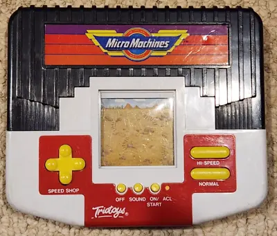 TIGER MICRO MACHINES Vintage Electronic Handheld Game TESTED RARE GRAIL TrioToys • $169.85