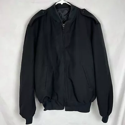 US NAVY Mens Sz 42 Neptune Garment Jacket With Liner~ BLACK~ Military USN • $49.99