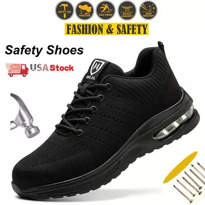 Indestructible Safety Work Shoes Steel Toe Breathable Work Boots Mens' Sneakers • $28.99