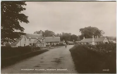 £12 • Buy MINNIGAFF VILLAGE, NEWTON STEWART - Wigtownshire Postcard William Jolly