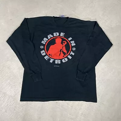 Vintage Made In Detroit Shirt Kid Rock Single Stitch Men's Size Large • $19.95