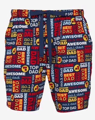 New With Tags Mens Peter Alexander Awesome Dad Mid Shorts Size Xxxl • $29.96