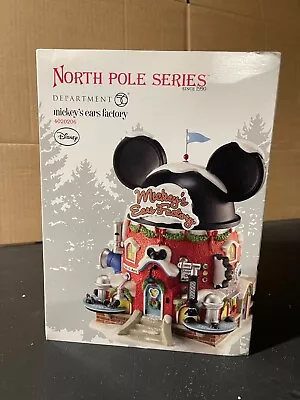 MICKEY'S EAR FACTORY - Disney Department 56 North Pole Village • $65