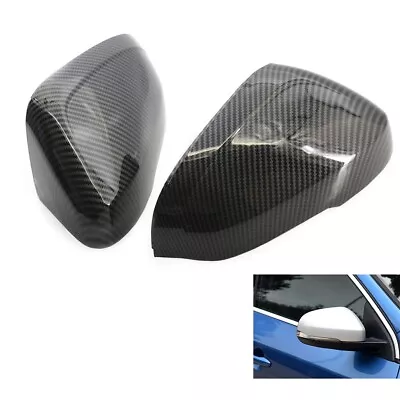 Carbon Fiber Car Side View Mirror Cover Parts For Volvo S60 V40 2011-17 • $64.73