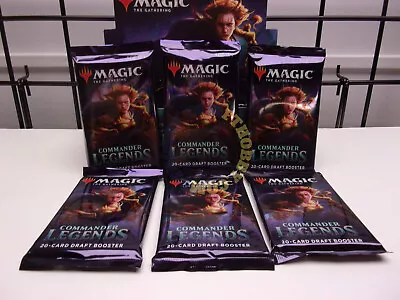 6 Packs 1/4 Box Magic The Gathering Commander Legends 20-Card Draft Boosters • $50.95