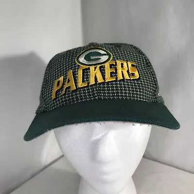 NFL Pro Line OSFM Green Bay Packers Hat Cap Plaid Pre Owned • $9.95