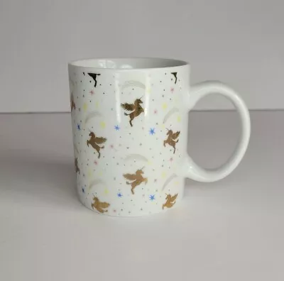 Unicorn Mug White With Unicorn Star Pattern Cup • £5