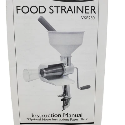 $10.99 • Buy Victorio Food Strainer VPK250 PARTS ONLY!!!!