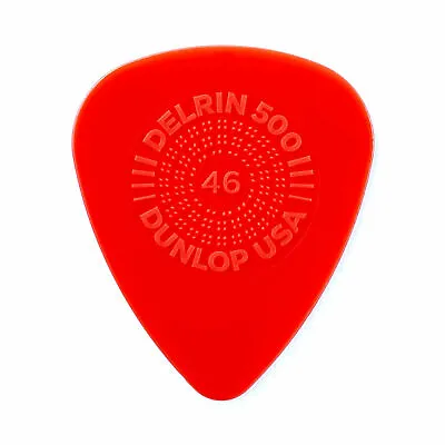 $5.44 • Buy 6 X Jim Dunlop Prime Grip DELRIN 500 0.46MM Gauge Guitar Picks 450R 