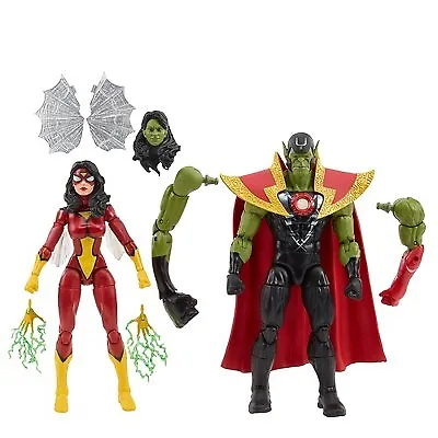 Marvel Avengers Legends Skrull Queen And Super-Skrull Action Figure Set - 2pk • $22.99