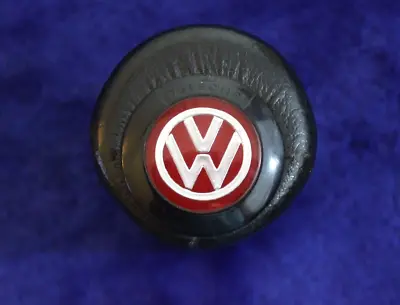 $49.95 • Buy VW Volkswagen Leather Gear Shift Knob Handle Accessory Badge Emblem