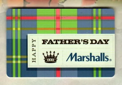 MARSHALLS Happy Father's Day Plaid ( 2010 ) Gift Card ( $0 ) • $2.50