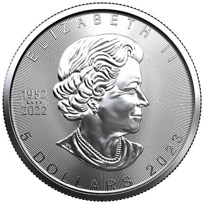 2023 1 Oz Canadian Silver Maple Leaf $5 Coin 9999 Fine Silver BU - In Stock • $37.57