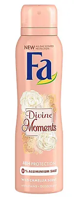 Fa Divine Moments Deodorant Spray Wild Camellia No Aluminum 48hr NEW • $7.94