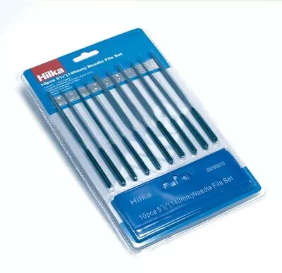 Hilka 69790010 10 Pce Needle File Set Soft Grip Pro Craft  • £6.99