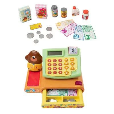 £21.99 • Buy Kids Cash Register Toy Hey Duggee Till Yellow Supermarket Play Till Role Play 3+