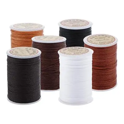 0.55mm Polyester Waxed Thread Cord For Leather Canvas Tent Sewing Supplies • £5.99