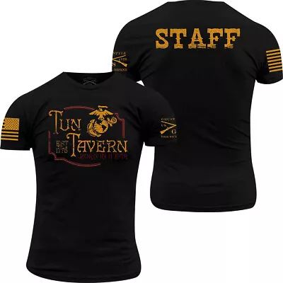 Grunt Style USMC - Tun Tavern Staff T-Shirt - Black • $29.99