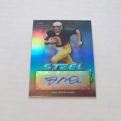 2023 Leaf Trinity Joe Montana SA-JM1 Steel Autograph 1/1 • $24.50