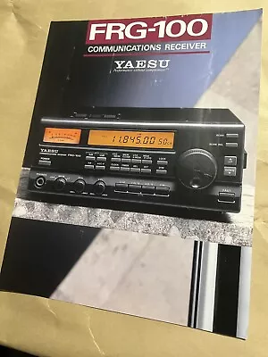 Yaesu FRG-100 ORIGINAL SALES BROCHURE • $22.40