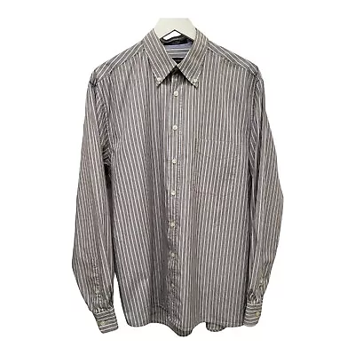 Men's GANT Long Sleeve Shirt. Size Large. 100% Poplin. Regular Fit • £19.99