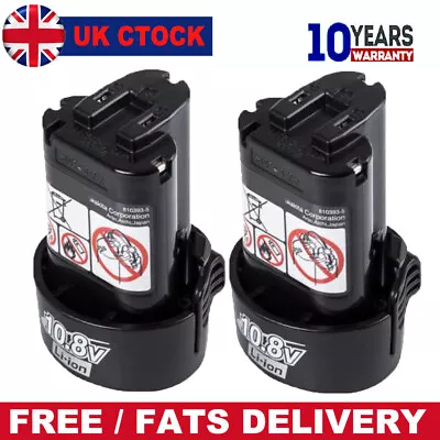 UK For Makita BL1013 4.8Ah 10.8V Li-ion Battery BL1014 194550-6 194551-4 LCT203W • £14.89