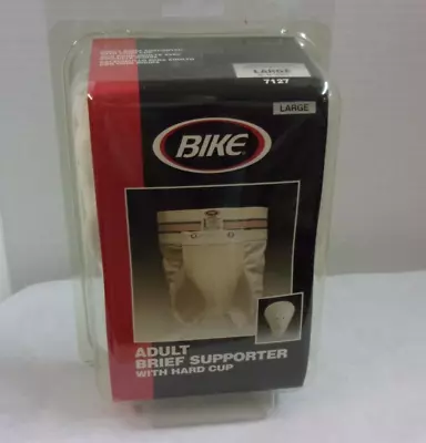 Bike Adult Brief Supporter With Hard Cup. Size Sm Md Or Lg. Waist Sizes • $9.99