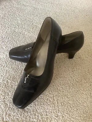£20 • Buy Lovely Black Leather Mid-Heel Court Shoes By Equity. UK 7E EU 40. Worn Once