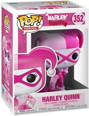 Funko Pop! Harley Quinn #352 Breast Cancer Awareness Month Pink • £16.99
