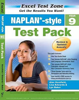 Excel Year 9 NAPLAN - Style Test Pack New Seal Broken But Not Opened! • $29.95