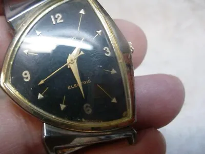 Vintage Hamilton Pacer Electric Cal. 500 Black Dial. Not Working • $950