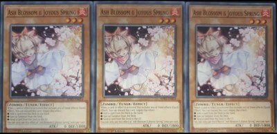 $33 • Buy Ash Blossom & Joyous Spring - Playset 3 Cards - SDBT-EN014 - Common - Yugioh