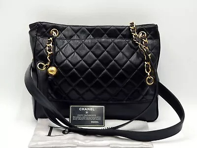 Chanel Grand Shopping Shoulder Bag And Tote With Gold Hardware • $2296.80