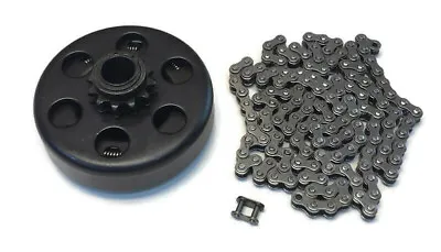 CENTRIFUGAL CLUTCH & #35 CHAIN KIT For Go Kart Cart Minibike Mini Bike ATV Quad • $25.37