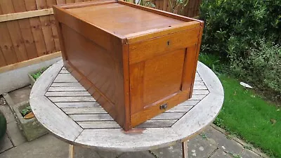 Wooden Tambour Drawer Filing Cabinet • £75