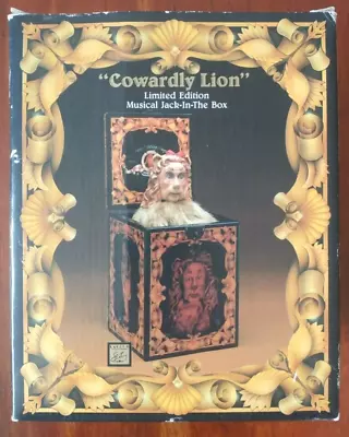 The Wizard Of Oz  Cowardly Lion  Limited Edition Jack-in-the-Box (#859) • $40.45