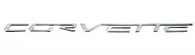 Car Rear Badge Trunk Boot Bumper Emblem Chrome For Chevy C6 Corvette 2005-2013 • $49.99