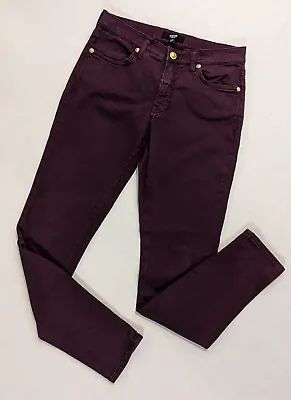 Versace Purple Skinny Jeans Womens Size 27 Item Has Discoloration See Photos • $16.19